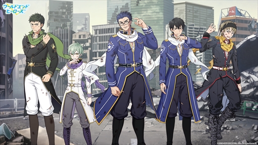 画像ギャラリー No.002のサムネイル画像 / 「ワールドエンドヒーローズ」，新規立ち絵となる「ダメージ戦闘服」が公開