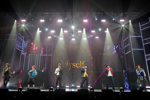 画像ギャラリー No.002のサムネイル画像 / 「『ヒプステ』《Buster Bros!!! & Bad Ass Temple feat. 糸の会 & WESTEND-MAFIA》」ゲネプロレポート。4チームがラップバトルで激突