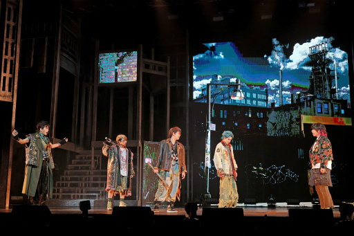 画像ギャラリー No.005のサムネイル画像 / 「『ヒプステ』《Buster Bros!!! & Bad Ass Temple feat. 糸の会 & WESTEND-MAFIA》」ゲネプロレポート。4チームがラップバトルで激突