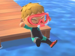 「あつまれ どうぶつの森」の海が遊泳解禁。無料アップデートを7月3日10:00より配信。オリジナルグッズが「Nintendo TOKYO」に登場