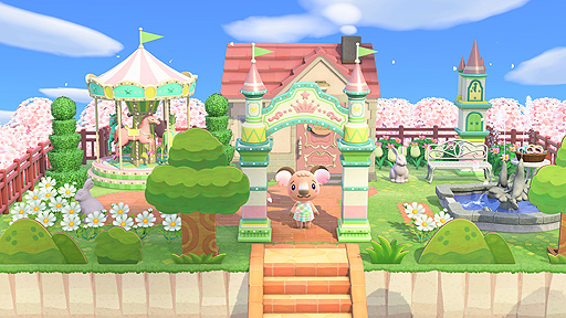 画像集#010のサムネイル/「あつまれ どうぶつの森」有料追加コンテンツ“ハッピーホームパラダイス”配信開始。どうぶつたちの理想の別荘づくりをお手伝い