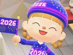 「あつまれ どうぶつの森」ニューイヤー2026のマイデザインを配布開始。1月のアイコンパーツや新作壁紙の情報も公開
