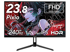 �͵�VTuber 8�ͤ򥤥᡼������8������Х��240Hzɽ���б�23.8���վ��ǥ����ץ쥤��Pixio����ȯ���