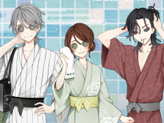 「IdentityV 第五人格」極楽湯・RAKU SPAグループ10店舗でコラボキャンペーンを開始。浴衣姿の庭師たちのコラボグッズなどを販売