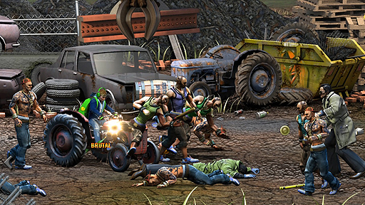 画像ギャラリー No.004のサムネイル画像 / 暴力と犯罪にまみれた街で暴れ回るベルトスクロールアクション。Switch向け「Raging Justice」の国内配信が本日スタート