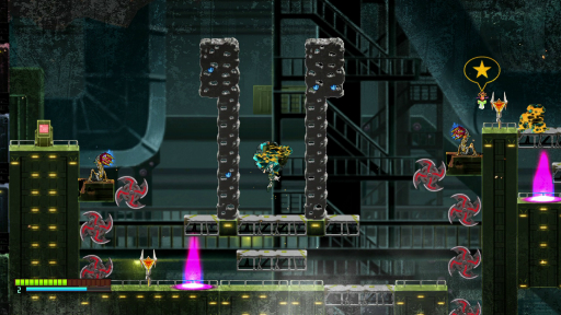 画像集 No.017のサムネイル画像 / ガレキと時を操るパズルアクション「GIGA WRECKER ALT.」プレイレポート。新エリアやヒントキャラクターが追加され,遊びやすくパワーアップ