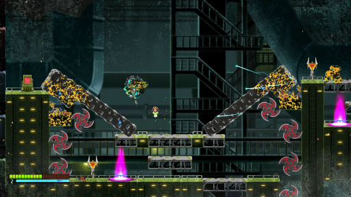 画像集 No.018のサムネイル画像 / ガレキと時を操るパズルアクション「GIGA WRECKER ALT.」プレイレポート。新エリアやヒントキャラクターが追加され,遊びやすくパワーアップ