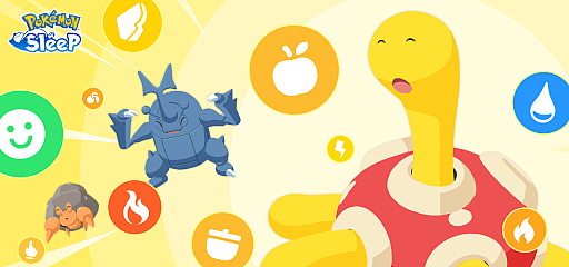 画像ギャラリー No.002のサムネイル画像 / 「Pokémon Sleep」に「ツボツボ」が新登場。回復用のどうぐ「きのみジュース」が手に入るスキルを使える