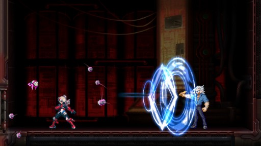 画像ギャラリー No.028のサムネイル画像 / 「白き鋼鉄のX THE OUT OF GUNVOLT」は様々なシステムを使い,希望の歌姫と共に戦う,厨二感満載の横スクロールアクションだ