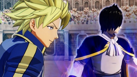²èÁü½¸ No.019¤Î¥µ¥à¥Í¥¤¥ë²èÁü / ¿·ºîRPG¡ÖFAIRY TAIL¡×¤Ë¥·¥§¥ê¥¢¤ä¥«¥°¥é¤Ê¤É¥é¥¤¥Ð¥ë¥®¥ë¥É¤Î5¿Í¤¬»²Àï¡£¸¶ºî¤Î¡Ö³ÐÀáפä¡Ö¥æ¥Ë¥¾¥ó¥ì¥¤¥É¡×¤¬¥Ð¥È¥ë¤ËÅоì
