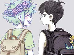 ホラーRPG「OMORI」コラボファッションアイテムがSuperGroupiesより登場。こちらを見つめる“なにか”が印象的なデザイン