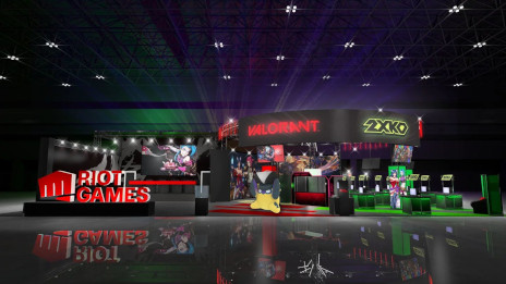 画像ギャラリー No.005のサムネイル画像 / ライアットゲームズ，TGS 2025のブース内コンテンツの情報を公開。ヴァイのパンチングマシーンや，ユナラの的当てアトラクションなど