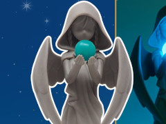 「原神 七天神像フィギュアライト(モンド)」が7月下旬に発売決定。インフォレンズギークショップで予約受付がスタート