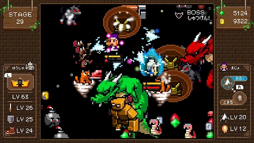 画像ギャラリー No.007のサムネイル画像 / “8Bitテイスト”アクションゲーム「魔女と勇者II」のNintendo Switch版が本日配信