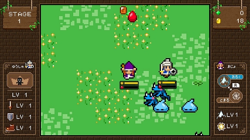 画像ギャラリー No.011のサムネイル画像 / “8Bitテイスト”アクションゲーム「魔女と勇者II」のNintendo Switch版が本日配信