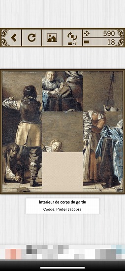 画像ギャラリー No.002のサムネイル画像 / 数々の名画を楽しもう。パズルゲーム「スライドパズルミュージアム」を紹介する「（ほぼ）日刊スマホゲーム通信」第2272回