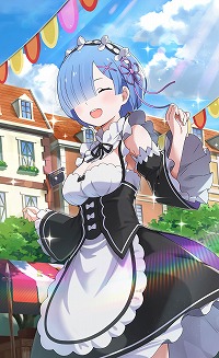 画像ギャラリー No.002のサムネイル画像 / 「リゼロス」，事前登録件数が20万件を達成。キャラクター「【弾む喜び】レム ★3」をプレゼント