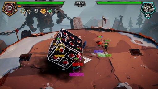 画像ギャラリー No.005のサムネイル画像 / 巨大な食パンにサイコロ……強大なボスとヴァイキングたちが戦う非対称型対戦ゲーム「BOSSGARD」のPC向け日本語版を先行プレイ