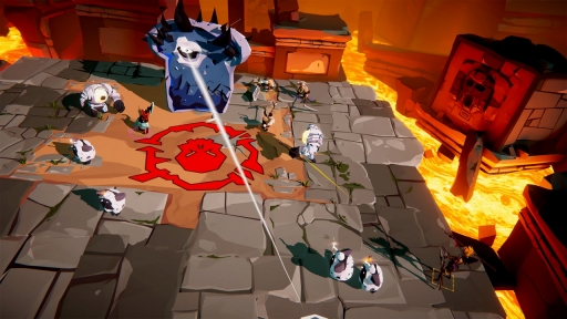 画像ギャラリー No.009のサムネイル画像 / 巨大な食パンにサイコロ……強大なボスとヴァイキングたちが戦う非対称型対戦ゲーム「BOSSGARD」のPC向け日本語版を先行プレイ