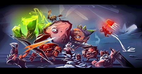 画像ギャラリー No.002のサムネイル画像 / ヴァイキングvs.ボスの非対称バトル「BOSSGARD」が本日発売。Twitterキャンペーンも開催中