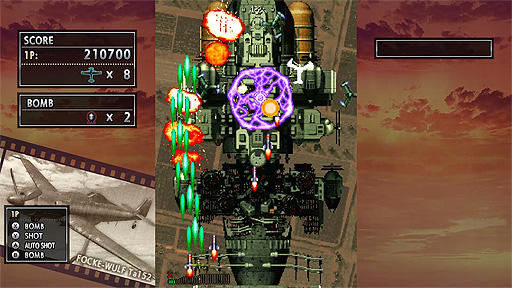 画像ギャラリー No.004のサムネイル画像 / 彩京STG「ストライカーズ1945 II」PC版の配信がSteamで本日開始。Switch版をベースにスコアアタックとオンラインランキングを実装