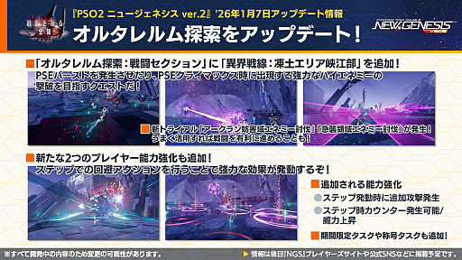 画像ギャラリー No.005のサムネイル画像 / 「NGS ver.2」公式番組まとめ。ゼッシュレイダが登場する新フィールドが登場!?　2026年前半のロードマップが公開に