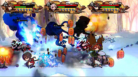 画像集#002のサムネイル/MAGES.による新作ACT「OGRE TALE -鬼譚-」のSteamストアページが公開。性格に難アリな“鬼っこ三姉妹”が桃太郎の討伐に向かう