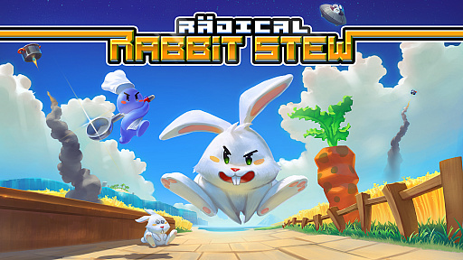 画像ギャラリー No.001のサムネイル画像 / PS4/Switch用ソフト「Radical Rabbit Stew」が9月に配信。凶暴なウサギたちを殴ってシチュー鍋に叩き込んでいくパズルアクション