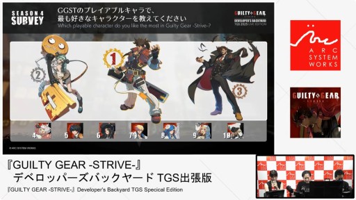 画像ギャラリー No.002のサムネイル画像 / 「GUILTY GEAR ‐STRIVE‐」の今が語られたステージをレポート。“エッジランナーズ”コラボ記念カラーは10月9日配信へ［TGS2025］