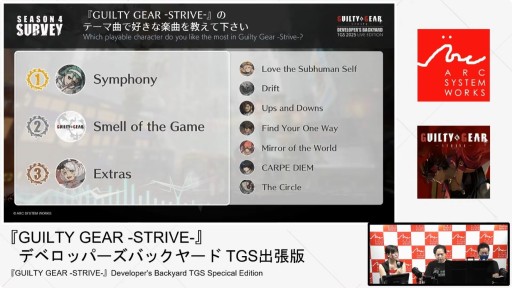 画像ギャラリー No.005のサムネイル画像 / 「GUILTY GEAR ‐STRIVE‐」の今が語られたステージをレポート。“エッジランナーズ”コラボ記念カラーは10月9日配信へ［TGS2025］