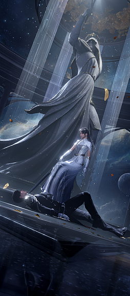 画像ギャラリー No.012のサムネイル画像 / ［プレイレポ］「恋と深空」Ver5.0「2周年盛典」先行体験。ホームで深まる日常と，全宙帝国を舞台にした思念の物語