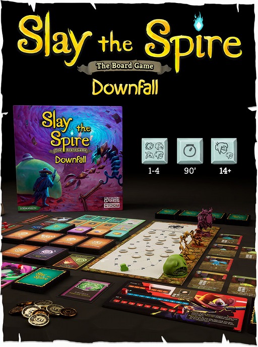 画像ギャラリー No.002のサムネイル画像 / ボドゲ版「スレスパ」，拡張セット「Downfall」の海外向けクラウドファンディングを開始。開始1日足らずで3億3000万円以上の支援が集まる