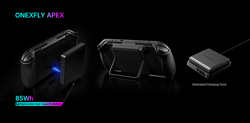 画像ギャラリー No.002のサムネイル画像 / Ryzen AI MAX＋ 395を採用する携帯型ゲームPC「ONEXFLY Apex」のクラウドファンディングキャンペーンが11月10日にスタート