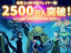 「パルワールド」総プレイヤー数が2500万人を突破。PC版の売上本数は約1500万本,Xbox版の総プレイヤー数は約1000万人を達成