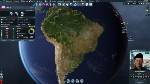 画像ギャラリー No.004のサムネイル画像 / 「Terra Invicta」,約3年のアーリーアクセス期間を経て正式ローンチ。エイリアンの侵略に際して,団結できない地球の未来を決めていくストラテジー