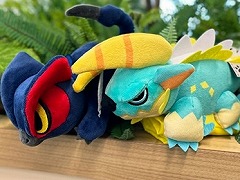「モンハンライズ:サンブレイク」ナルガクルガとジンオウガのぬいぐるみ付きエコバッグが景品として登場。5月11日より順次展開