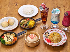 カプコンカフェのモンハン20周年記念コラボ,5月24日から販売する後半メニューを公開。モガの村の食材をイメージしたシーフードカレーなどが登場