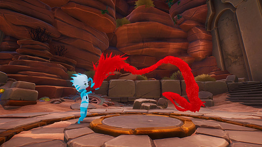 画像ギャラリー No.003のサムネイル画像 / プラットフォームアクション「SCARF」の最新トレイラー公開。頼りない主人公が,スカーフのようなドラゴンと一緒に成長する物語