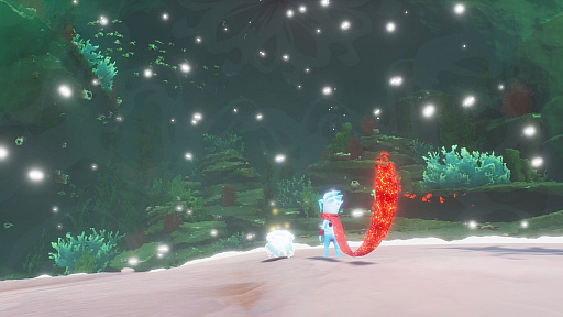 画像ギャラリー No.005のサムネイル画像 / プラットフォームアクション「SCARF」の最新トレイラー公開。頼りない主人公が,スカーフのようなドラゴンと一緒に成長する物語