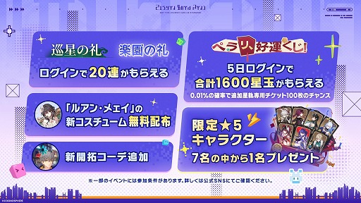 画像ギャラリー No.002のサムネイル画像 / 「崩壊:スターレイル」公式番組“二相楽園到着特番”で発表された情報まとめ。星玉などが手に入るシリアルコードも要チェック