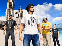 「龍が如く8」,11種類のTシャツをまとめた衣装セットが登場。全世界累計販売本数100万本突破を記念して無料配信
