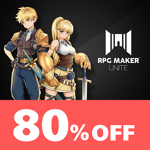 画像ギャラリー No.007のサムネイル画像 / 「RPG MAKER UNITE」を80％オフの2060円（税込）で購入できるセールが開催中。「さわってわかるUNITE入門」も公開
