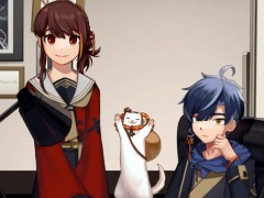 謎解きホラーADV「幽限御界堂探偵社 1章」本日発売。少女達の間で噂される“かごめお兄さん”の怪異に守丸と大善が挑む