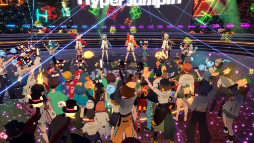 画像ギャラリー No.002のサムネイル画像 / “ねぽらぼ”の4人がステージを駆け回った「re:VISION Holoearth Live」レポート。タレントと観客が作り上げるバーチャルライブがついに実現