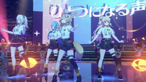 画像ギャラリー No.007のサムネイル画像 / “ねぽらぼ”の4人がステージを駆け回った「re:VISION Holoearth Live」レポート。タレントと観客が作り上げるバーチャルライブがついに実現