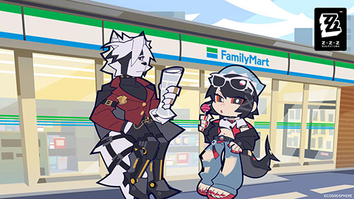 画像ギャラリー No.001のサムネイル画像 / 「ゼンレスゾーンゼロ」×「ファミマ」コラボ,1月20日から開催。「フォン・ライカン」「エレン・ジョー」の描きおろしグッズが登場