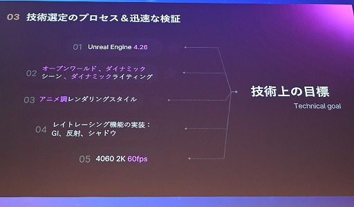 画像ギャラリー No.015のサムネイル画像 / 「鳴潮」がUE4.26のままLumenベースのレイトレーシングを実装した舞台裏。美しい光のアニメ調世界を支える技術［Unreal Fest Tokyo 2025］