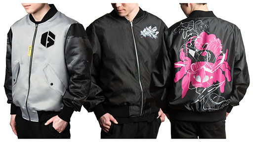 画像ギャラリー No.002のサムネイル画像 / 「スト6」ジュリ,豪鬼の2WAYブルゾン,予約販売を開始。表面は落ち着いた日常使い用,裏面はインパクト重視の大胆なデザイン