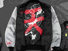 「スト6」ジュリ，豪鬼の2WAYブルゾン，予約販売を開始。表面は落ち着いた日常使い用，裏面はインパクト重視の大胆なデザイン