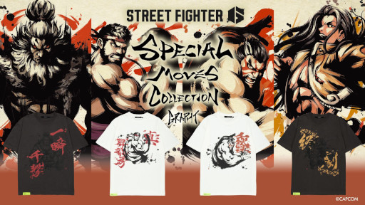 画像ギャラリー No.025のサムネイル画像 / 「スト6」，Tシャツと美濃焼の食器類からなる新作コレクション「Special Moves Collection」を発売。コラボ米「真豪鬼米2026」も登場